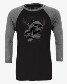 Heavy Metal Truants Baseball T Shirt - T-shirt, HD Png Download, Free Download