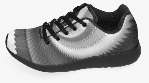 Black And White Dragon Scales Spiral Women’s Running - Running Shoe, HD Png Download, Free Download