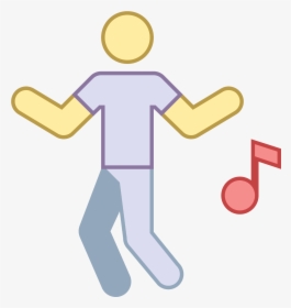 An Icon Of Dancing Consists Of A Man Or Woman Standing - Blue Ui → Sports → Recreation → Dancing, HD Png Download, Free Download