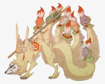 Okami 9 Tailed Fox, HD Png Download, Free Download
