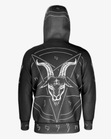 Satanist Baphomet Pentagram Sigil Of Lucifer Hoodie - Hoodie, HD Png Download, Free Download