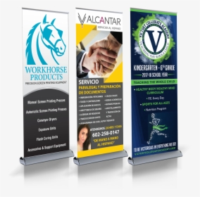Pull Up Banner Clipart Png Royalty Free Pull Up Banner - Workhorse Products, Transparent Png, Free Download