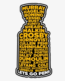 Lets Go Pens Cup Sticker, HD Png Download, Free Download