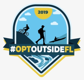Opt Outside Florida 2019 Logo - Illustration, HD Png Download, Free Download