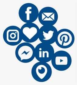 Social Media Icons - Let Be Social, HD Png Download, Free Download