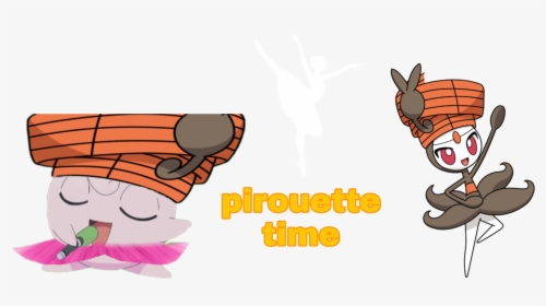 #jiggoetta Pirouette For The Pirouette Time Evolving - Cartoon, HD Png Download, Free Download