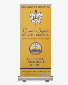 Sigma Gamma Rho Pop Up Banners, HD Png Download, Free Download