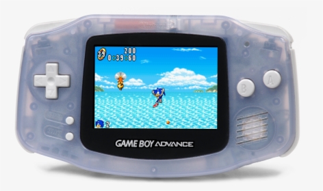 #freetoedit Sonic On Gameboy Advance - Game Boy Advance Crystal, HD Png Download, Free Download