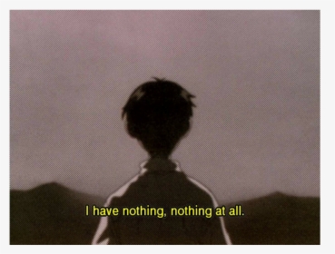 #neongenesisevangelion #shinji #depressed #sad #anime, HD Png Download, Free Download