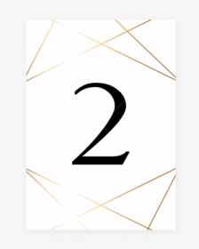 Gold Table Numbers Template Download By Littlesizzle"  - Calligraphy, HD Png Download, Free Download