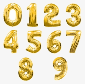 Foil Balloon Numbers 0, HD Png Download, Free Download
