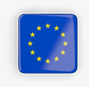Square Icon With Frame - European Union, HD Png Download, Free Download
