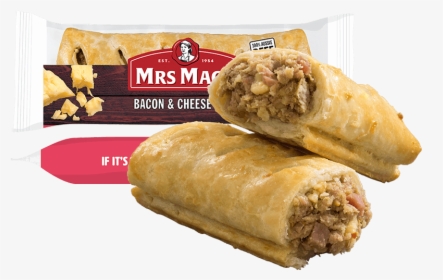 Bacon & Cheese Roll - Mrs Macs Beef Bacon & Cheese Roll, HD Png Download, Free Download
