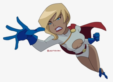 Supergirl Clipart Power Girl - Justice League Unlimited Powergirl, HD Png Download, Free Download
