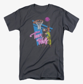 Slam Dunk Teen Wolf T-shirt - 80s Nike Basketball T Shirt, HD Png Download, Free Download
