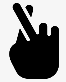 V-sign - Crossed Fingers Icon Transparent Background, HD Png Download, Free Download