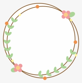 Transparent Floral Border Png - Circle, Png Download, Free Download