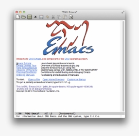Gnu Emacs, HD Png Download, Free Download