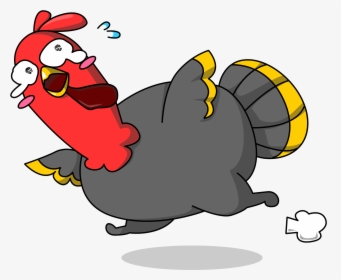 Turkey Thanksgiving Cartoon Clip Art - Turkey Clipart Escape, HD Png Download, Free Download