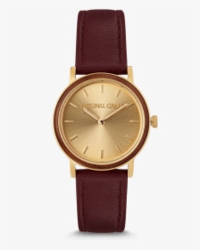Aster Walnut Gold Womens Avalon 34mm - Watch, HD Png Download, Free Download