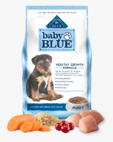 Baby Blue Puppy Chicken & Brown Rice Formula Dog Dry - Baby Blue Buffalo Kitten Food, HD Png Download, Free Download