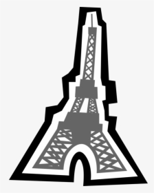 Vector Illustration Of Eiffel Tower On Champ De Mars, HD Png Download, Free Download