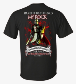 Praise The Lord My Rock Who Trains My Hands For War - Ronaldo Shirt Portugal Back, HD Png Download, Free Download