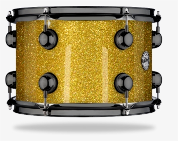 Holographic Gold Sparkle - Dark Blue Burst Drum, HD Png Download, Free Download