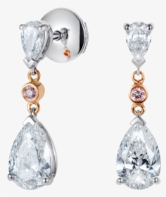 Grafton Diamond And Pink Diamond Earrings - Earrings, HD Png Download, Free Download