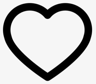 Heart Outline - Heart Line Icon Png, Transparent Png, Free Download