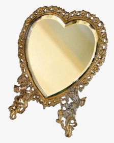 Victorian Cast Iron Mirror Heart Shaped, HD Png Download, Free Download