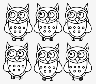 Owls Clipart Coloring, HD Png Download, Free Download
