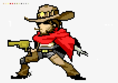 Overwatch Mccree Pixel Spray, HD Png Download, Free Download