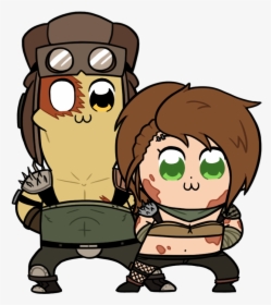 Took A Break From Working On Stickers To Doodle @pistachiozombie‘s - Fallout Pop Team Epic, HD Png Download, Free Download