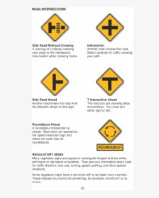 T Junction Road Sign, HD Png Download, Free Download