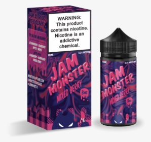 Jam Monster E Liquid Mixed Berry, HD Png Download, Free Download