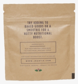 Mayan Coffee Alternative - Paper Bag, HD Png Download, Free Download