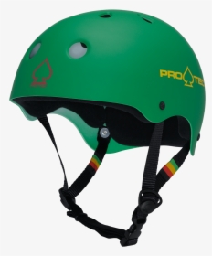 Rubber Rasta Green - Protec Classic Helmet, HD Png Download, Free Download