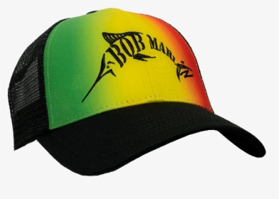 Bob Marlin Rasta Baseball Cap Bm Logo - Baseball Cap, HD Png Download, Free Download