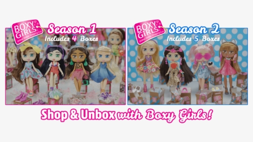 Order Your Boxy Girl With 5 Shipping Boxes Today , - Barbie, HD Png Download, Free Download