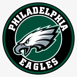 Sports Mem, Cards & Fan Shop Sticker 5 Sizes Football-nfl - Philadelphia Eagles Circle Logo, HD Png Download, Free Download
