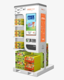 Freeosk Stocked With Products And Screen Where Promotional - Vending Machine, HD Png Download, Free Download