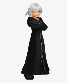 Riku Black Coat Kingdom Hearts, HD Png Download, Free Download