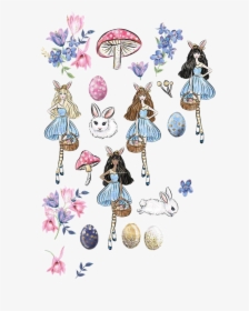 #watercolor #handpainted #bloomsical #easter #bunny - Clip Art, HD Png Download, Free Download