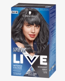 Live Colour Hair Dye From Schwarzkopf - Live Color Smokey Steel, HD Png Download, Free Download