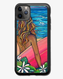 "north Shore - Surf Girl Painting, HD Png Download, Free Download