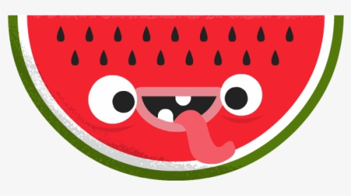 The Vegan Stickers Of Simple Happy Kitchen Messages - Watermelon, HD Png Download, Free Download