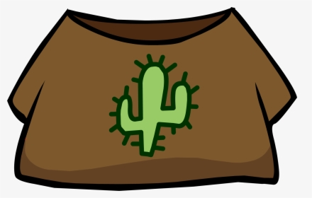 Transparent Mexican Cactus Clipart - Club Penguin Western Shirt, HD Png Download, Free Download