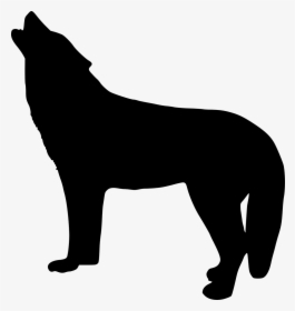 Silhouette Wolf Howling Free Photo - Silhouette Animal Wolf, HD Png Download, Free Download