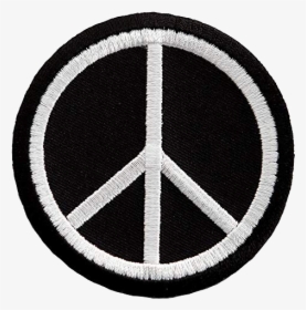 Peace Symbol Png - Peace Symbol Black Background, Transparent Png, Free Download